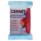 CE0900056 Пластика полимерная запекаемая 'Cernit № 1' 56-62 гр. (463 рождественский красный)