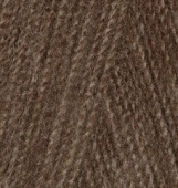 Пряжа ALIZE 'Angora real 40' 100 гр. 480м (40% шерсть, 60% акрил) (553 коричневый меланж)